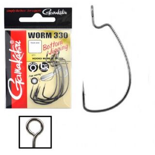 Gamakatsu Worm 330 Bottom Jigging Hooks